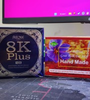 alike 8k  plus ➕ saffron goat milk soap combo